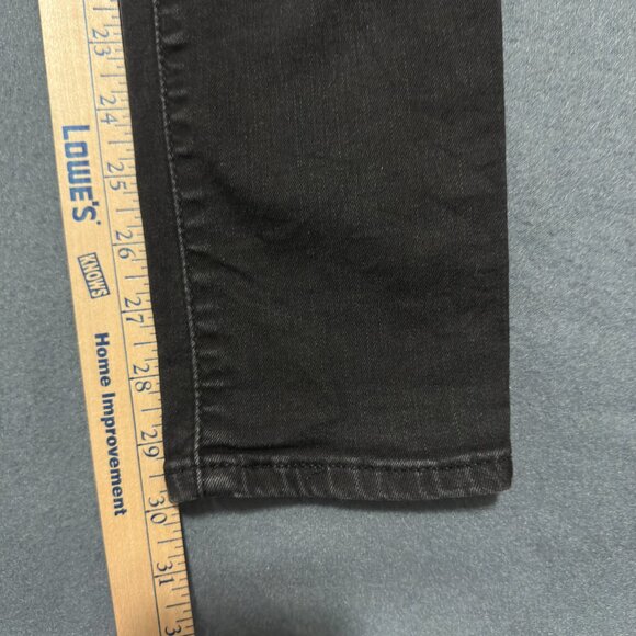 Levi's 711 Skinny Jeans Women's Size 30x30 Black Tab Dark Wash cotton blend - Picture 8 of 16